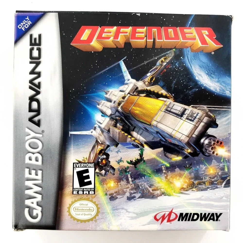 Defender (Nintendo Game Boy Advance, 2002) Authentic Complete Tested & Works